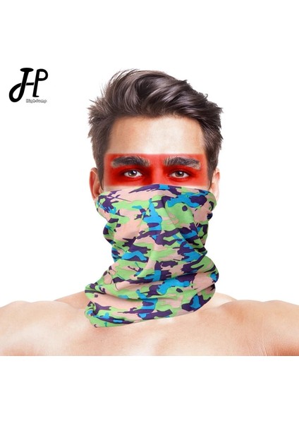 38 Numara Tek Boyut Military Hiking Scarves Men Polyester Breathable Collar Windproof Anti Uv Neck Cover Face Mask Fishing Hunting Cycling Bandana (Yurt Dışından)