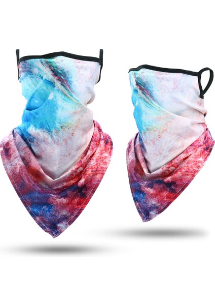 No.27 Tarzı Yaz Nefes Alabilir Örgü Kafatası Avcılık Bisiklet Bandana Spor Yarım Yüz Maskesi Koşu Yürüyüş Kayak Üçgen Boyun Isıtıcı Eşarp (Yurt Dışından)