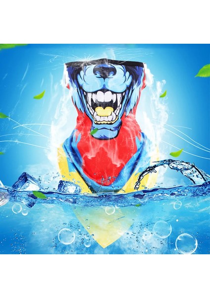 No.3 Tarzı 2022 Fashion Neck Tube Scarf With Ear Loops Windproof Face Mask Ski Halloween Costume 3D Animal Printed Bandana Cycling Hiking (Yurt Dışından) fırsatları