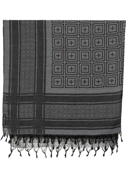 Mor Tarzı Tek Boyut Moda Erkek Eşarp Hafif Kare Açık Şal Askeri Arap Taktik Çöl Ordusu Shemagh Keffıyeh Arafat Eşarp Moda (Yurt Dışından)