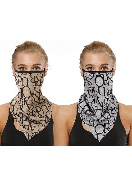 No.25 Tarzı Pamuklu Kadın Maskesi Eşarp Yüz Mascarillas Sarar Çiçek Baskı Bayan Sıcak Boyun Atkıları Fular Bandana Yeniden Kullanılabilir Açık Sürme Maskeleri (Yurt Dışından)