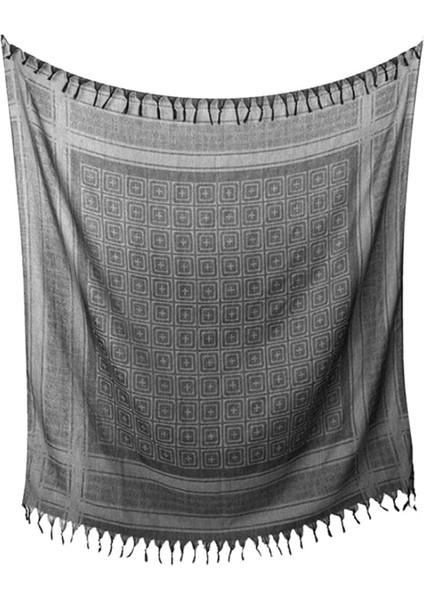 Gri Stil Tek Boyut Moda Erkek Eşarp Hafif Kare Açık Şal Askeri Arap Taktik Çöl Ordusu Shemagh Keffıyeh Arafat Eşarp Moda (Yurt Dışından) modelleri