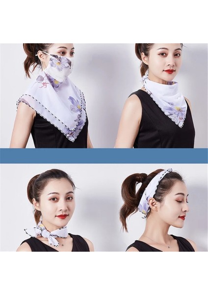 H Tarzı Kadın Çiçek Baskı Dikişsiz Açık Bisiklet Motosiklet Yüz Rüzgar Geçirmez Maske Bandana Yüz Kalkanı Sıcak Bisiklet Sihirli Eşarp (Yurt Dışından) indirimleri