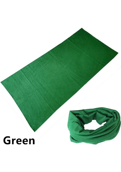 1 Adet Yeşil Stil Tek Boyut 1 Adet Kadın Erkek Ourdoor Bisiklet Yürüyüş Kamp Avcılık Koşu Boyun Tüp Eşarp Bisiklet Motosiklet Yüz Maskesi Bandana Sihirli Eşarp (Yurt Dışından)