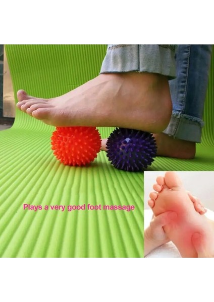 Gri Stil M Yoga Masaj Topu Dikenli Tetik Noktası Sağlık Rölyef Vücut Ağrısı El Ayak Duyusal Kirpi Masaj Topu Taşınabilir (Yurt Dışından) modelleri