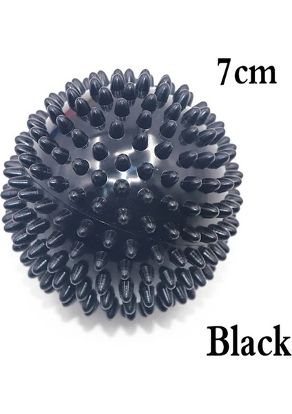 Siyah Stil .5cmcm Masaj Topları Ayak Masajı Dikenli Rulo Stresi Rahatlatmak Pelota Masaj Ayak Dikenli Kas Masajı Topu Kirpi Topu (Yurt Dışından)