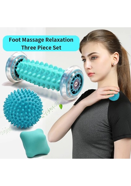 D Stili Masaj Topu Plantar Fasya Topu Kas Gevşeme Fitness Topu El Kavrama El Topu Ayak Fıstık Adet Membran Topu (Yurt Dışından)