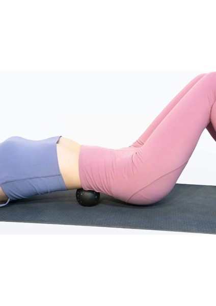 B Tarzı Yoga Masaj Silindiri Top Fıstık Çift Lakros Dikenli Top Miyofasyal Toplar Plantar Fasiit Hareketlilik Geri Ayak Ağrısı (Yurt Dışından) fırsatları
