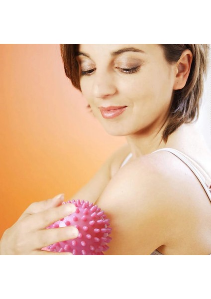 9.5cm Siyah Stil Yoga Masaj Topu Dikenli Tetik Noktası Masaj Topları Sağlık Rölyef Vücut Ağrısı El Ayak Duyusal Kirpi Masajı Taşınabilir (Yurt Dışından) fırsatları