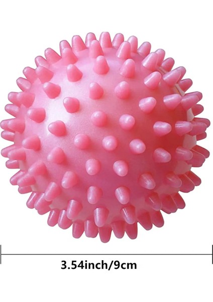 9.5cm Siyah Stil Yoga Masaj Topu Dikenli Tetik Noktası Masaj Topları Sağlık Rölyef Vücut Ağrısı El Ayak Duyusal Kirpi Masajı Taşınabilir (Yurt Dışından) indirimleri