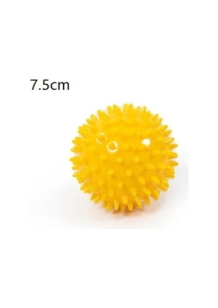 Sarı Stil Pvc Nokta Masaj Topu Fitness Ekipmanları Için Çok Fonksiyonlu Masaj Fasya Topu Fitball El Ayak Sırt Masajı Egzersiz Topu 7.5 (Yurt Dışından)