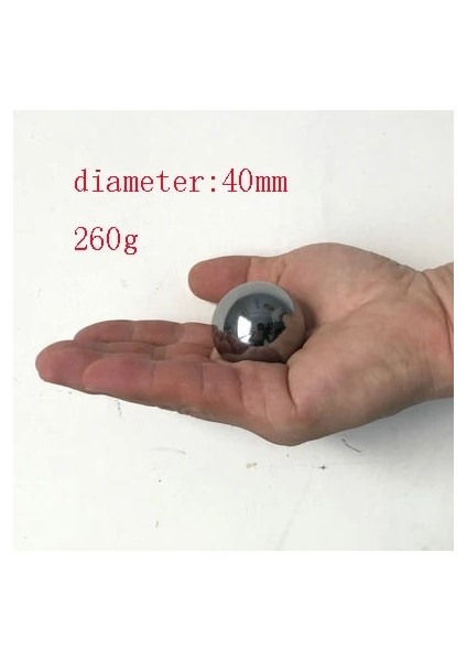 40MM Tarzı Katı Çelik Baoding Topu Spor Çelik Toplar Hentbol Orta Yaşlı Duyusal El Topu Mesaj Tıp Aracı 1 Adet (Yurt Dışından)