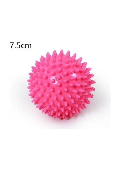 Pembe Tarzı Pvc Nokta Masaj Topu Fitness Ekipmanları Için Çok Fonksiyonlu Masaj Fasya Topu Fitball El Ayak Sırt Masajı Egzersiz Topu 7.5 (Yurt Dışından)