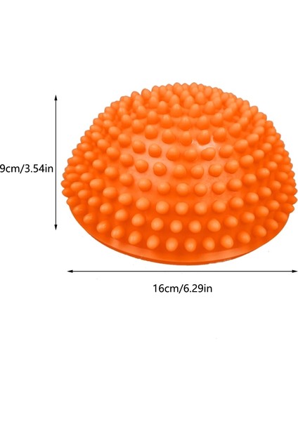 No.1 Tarzı Yarım Küre Yoga Topları Pvc Kalınlaşmak Şişme Ayak Masajı Denge Eğitim Topu Spor Salonu Pilates Egzersiz Fitness (Yurt Dışından)