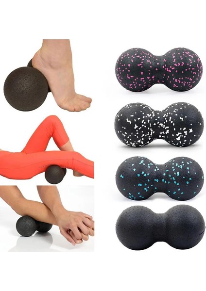 Bir Stil Yoga Masaj Silindiri Top Fıstık Çift Lakros Dikenli Fasiit Topları Plantar Rölyef Hareketlilik Miyofasiyal Ağrı C2M7 Için Geri Top (Yurt Dışından) fırsatları