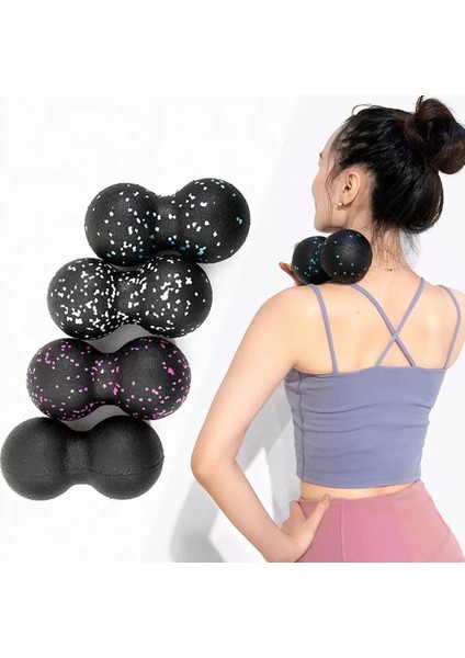 C Stili Yoga Massage Roller Ball Peanut Double Lacrosse Spiky Ball Myofascial Balls For Plantar Fasciitis Mobility Back Foot Pain R C0X5 (Yurt Dışından) fiyatları