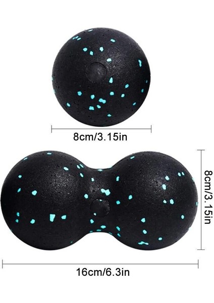 Mavi Stil 4 Paket Fitness Masaj Topu (2 Parça Lakros Fıstık Topları + 2 Parça Tek Toplar) Yüksek Yoğunluklu Hafif Ağrı Kasları Rahatlatır (Yurt Dışından) indirimleri