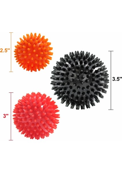 Mor Tarzı .5cmcm Masaj Topları Ayak Masajı Dikenli Rulo Stresi Rahatlatmak Pelota Masaj Ayak Dikenli Kas Masajı Topu Kirpi Topu (Yurt Dışından)