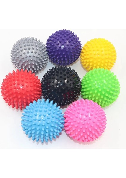 Mor Tarzı .5cmcm Masaj Topları Ayak Masajı Dikenli Rulo Stresi Rahatlatmak Pelota Masaj Ayak Dikenli Kas Masajı Topu Kirpi Topu (Yurt Dışından)