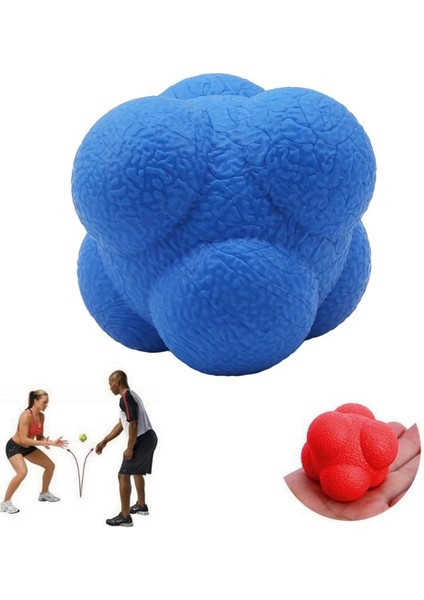 Tip 2 Stili Açık Eğlenceli Altıgen Top Spor Salonu Fitness Altıgen Reaksiyon Topu Oyuncak Tenis Beyzbol Hızlı Hızlı Kauçuk Eğitim Topları (Yurt Dışından) modelleri