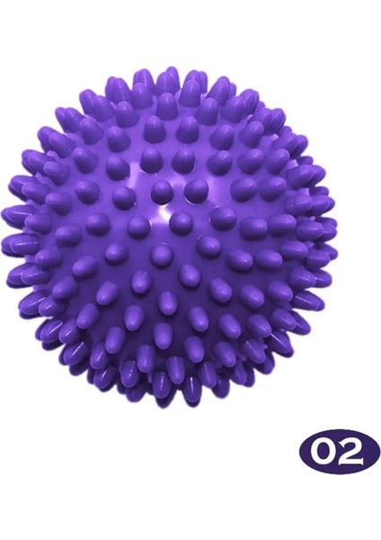 Mor Tarzı Pvc Dikenli Masaj Topu Tetik Noktası Spor Fitness El Ayak Ağrısı Stres Giderici Fitness Aksesuarları Kas Relax Top 5 Renk (Yurt Dışından)