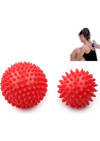 Kırmızı Stil Pvc Catch Fitness Ball Hedgehog Training Grip Ball Portable Physiotherapy Massage Ball (Yurt Dışından) modelleri