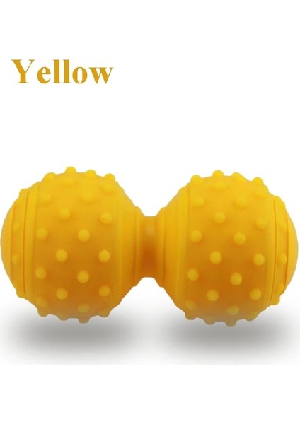 Sarı Stil Dikenli Fıstık Pvc Yoga Malzemeleri Egzersiz Masajı Fıstık El Topu Yoga Fitness Topu Şişirilmiş Hava Yastığı Fıstık Topu (Yurt Dışından)