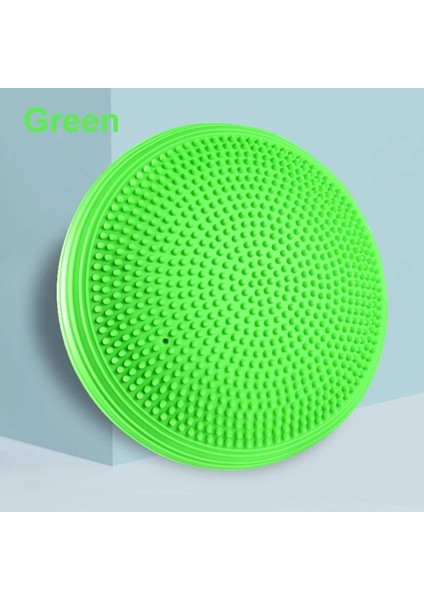 Yeşil Stil 34CM Pvc Yoga Massage Cushion Mat Balancing Wheel Cushiest Pad Riot Thickening Yoga Balance Mat (Yurt Dışından)