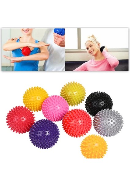 Sarı Stil Spor Masaj Topu Fitness Fasyal Topu Vücut Kas Stres Ağrı Gevşeme Keskinliği Masaj Topu Fitness Ekipmanları 5 Renk (Yurt Dışından) fiyatları