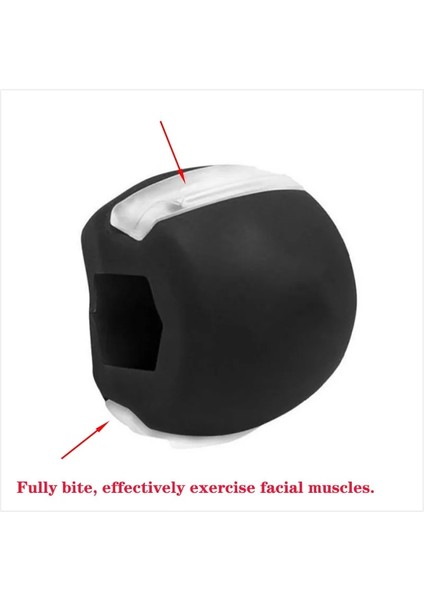 Mavi Stil Çene Egzersiz Topu Yüz Masseter Silika Jel Çene Çizgisi Kas Eğitimi Fitness Topu Boyun Yüz Tonlama Jawrsize Kas Egzersiz Cihazı (Yurt Dışından)