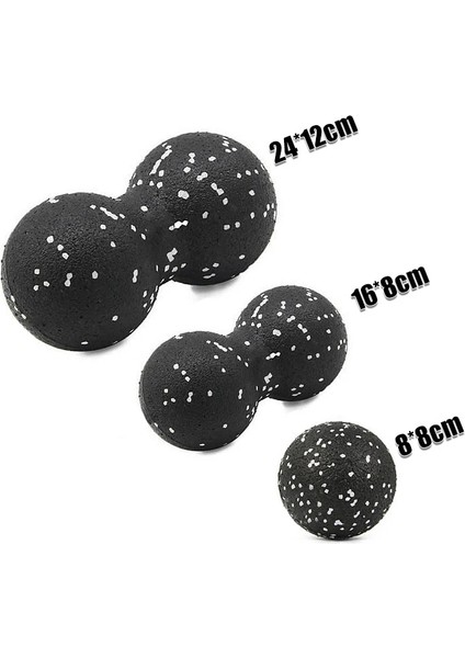 Mavi Stil Peanut Massage Ball Muscle Relaxing Epp Lacrosse Myofascial Ball Crossfit Gym Body Massage Relaxing Yoga Exercise Relieve Pain (Yurt Dışından) fiyatları