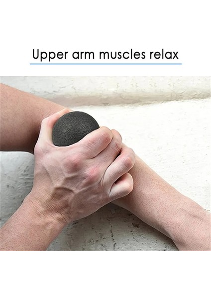 Siyah Stil Fitness Kas Relax Masaj Topu Fasya Sırt Boyun Kol Bacak Masajı Rulo Gevşeme (Yurt Dışından) modelleri