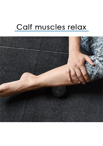 Siyah Stil Fitness Kas Relax Masaj Topu Fasya Sırt Boyun Kol Bacak Masajı Rulo Gevşeme (Yurt Dışından) fırsatları