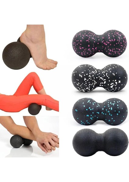 B Tarzı Yoga Massage Roller Ball Peanut Double Lacrosse Spiky Ball Myofascial Balls For Plantar Fasciitis Mobility Back Foot Pain R C0X5 (Yurt Dışından) fırsatları