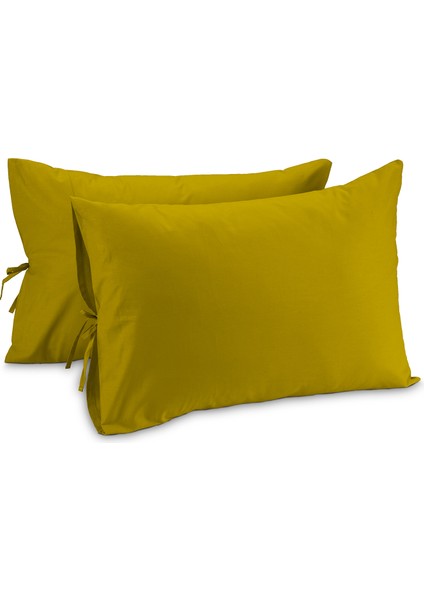 %100 Pamuk 62 Tel (155 TC) Okotex Sertifikalı Yastık Kılıfı (2 Adet)