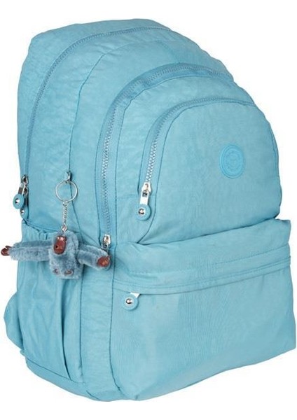 5 Bölmeli Kırinkıl Su Itici Kumaş Aksesuarlı Okul Sırt Çantası