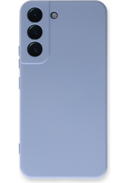 Samsung Galaxy S22 Plus Kılıf Nano Içi Kadife Silikon - Lila 300099