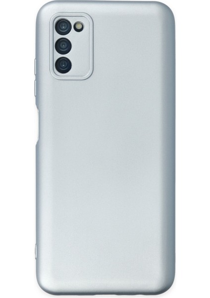 Samsung Galaxy A03S Kılıf Nano Içi Kadife Silikon - Sky Blue 300099