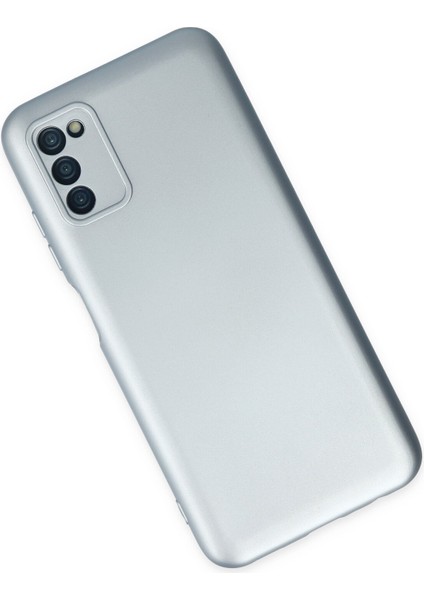 Samsung Galaxy A03S Kılıf Nano Içi Kadife Silikon - Sky Blue 300099