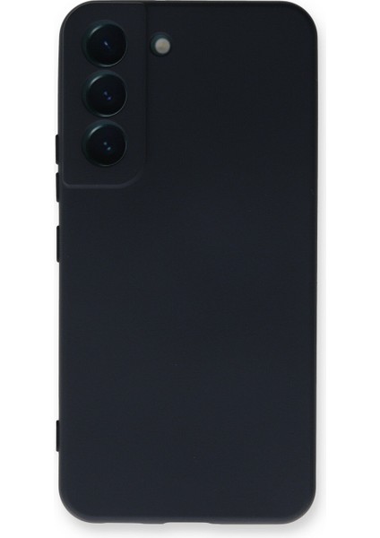 Samsung Galaxy S22 Plus Kılıf Nano Içi Kadife Silikon - Lacivert 300099