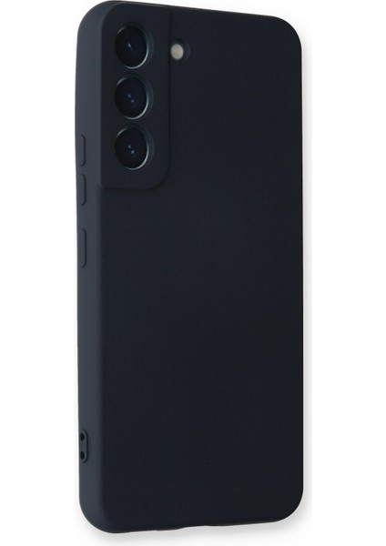 Samsung Galaxy S22 Plus Kılıf Nano Içi Kadife Silikon - Lacivert 300099