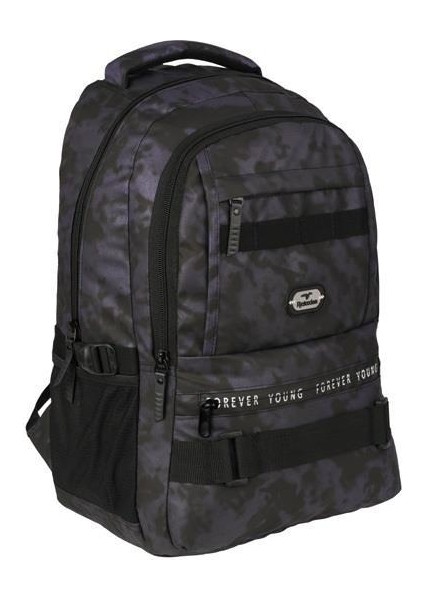 4 Bölmeli Su Itici Kumaş Okul Sırt Çantası