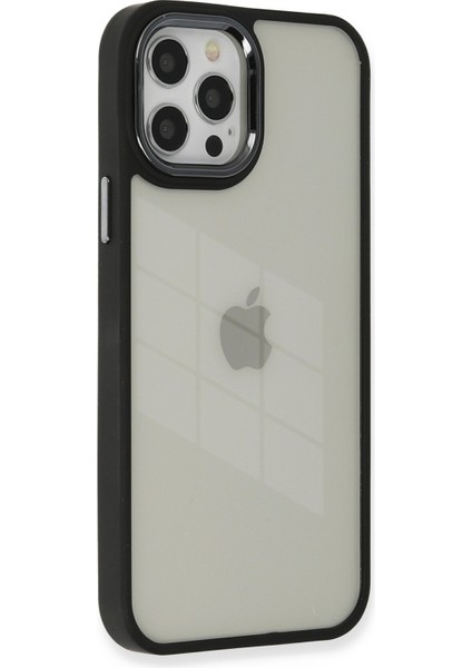 Iphone 12 Pro Max Kılıf Dora Kapak - Siyah 300099