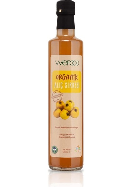 Organik Alıç Sirkesi 500 ml