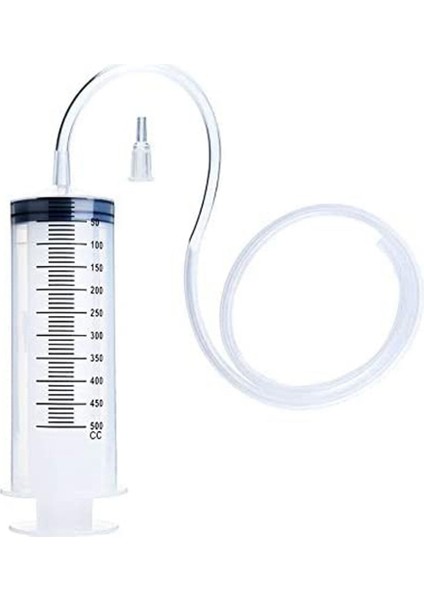 Büyük Şırınga Borusu 500 ml Plastik Şırınga, Sıvı Yağ Tutkal Aplikatör Deneyleri Için Tüp Dönüştürücü Kapaklı Endüstriyel (Yurt Dışından) fiyatları