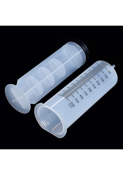 Büyük Şırınga Borusu 500 ml Plastik Şırınga, Sıvı Yağ Tutkal Aplikatör Deneyleri Için Tüp Dönüştürücü Kapaklı Endüstriyel (Yurt Dışından) modelleri