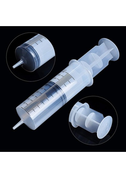 Büyük Şırınga Borusu 500 ml Plastik Şırınga, Sıvı Yağ Tutkal Aplikatör Deneyleri Için Tüp Dönüştürücü Kapaklı Endüstriyel (Yurt Dışından) fırsatları