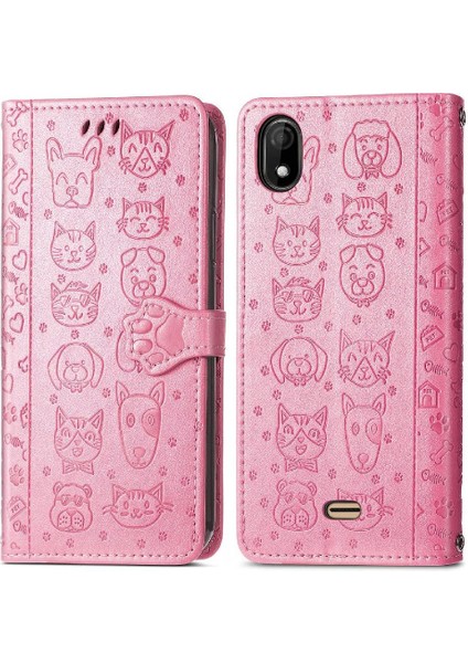 Wiko Y61 Darbeye Kısa Kayış Karikatür Telefon Kılıfı (Yurt Dışından)