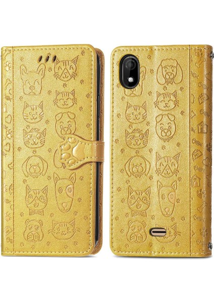 Wiko Y61 Darbeye Kısa Kayış Karikatür Telefon Kılıfı (Yurt Dışından)