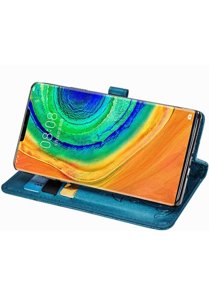 Huawei Mate 30 Pro Karikatür Hayvanlar Darbeye Kısa Telefon Kılıfı (Yurt Dışından)